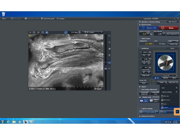 A customized save dialog will appear and you can choose where to save your image and what to name the image.