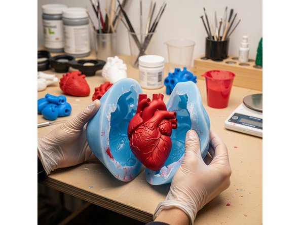 Remove any clamps or elastic bands keeping the mold together.