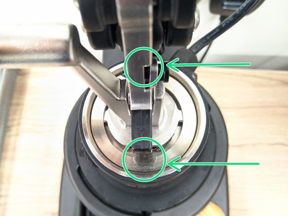 Look at the plunger slots, as shown here in green.  Confirm that the slots are in the front and back locations as shown here.  Note the rear slot is hidden in this photo.  If the slots are slightly off from the front and back locations (approximately 30 degree is fine) you do not need to do anything.