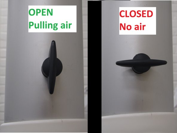 Position the end of the hood with the transparent shield over the top of your work.  Get the shield as close as possible without interfering with your work and allowing space for your hands and the iron.