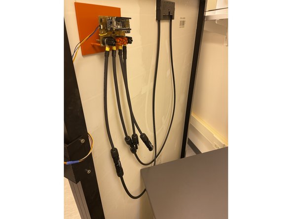 The panel we selected uses 10 AG PV cables. As such, we determined to use the same type and width cable for our connections.
