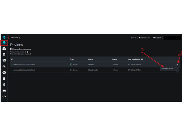 Do not skip this step as it is crucial to removing the device allowing others to claim it.