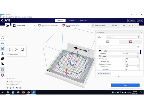 To use a selection tool, left click on your part and then left click on the tool you wish to use.  For certain tools, guides will appear on your part to allow you to manually adjust your part.
