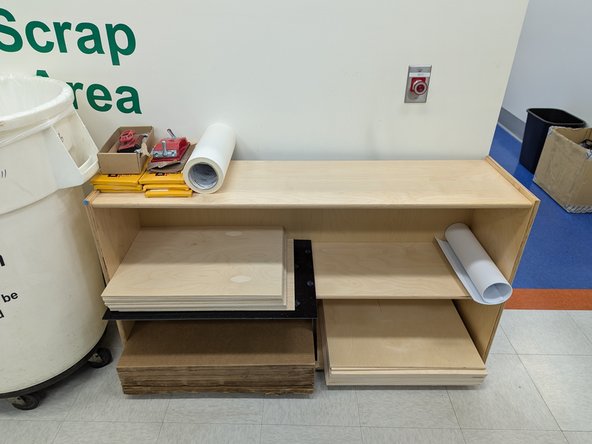 Grab a ruler and measure the remaining areas on scrap material to see if your project will fit on one or more pieces of scrap.