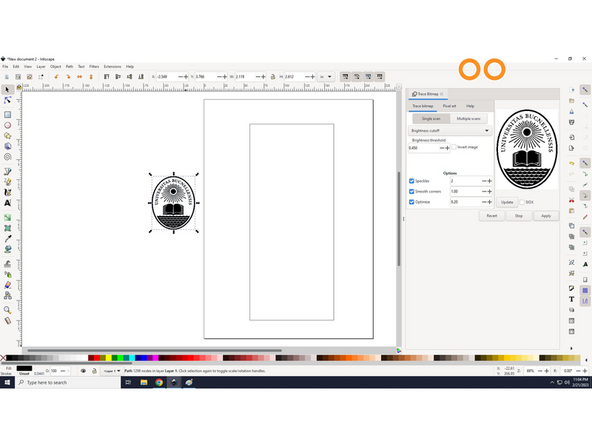 Make sure image has a clear background.