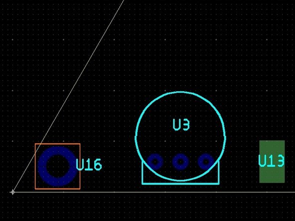 When you place your potentiometer (circular, adjustable resistor) and test points, be sure to position them so that they are easily accessible to fingers and scope probes.  Keeping them close to the board edges is a good idea.