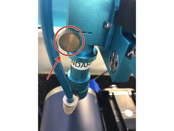 If the mug is to high and the head will hit the mug, adjust the height using the top screw, don't mess with the three screws on the very top. (Pic 3)