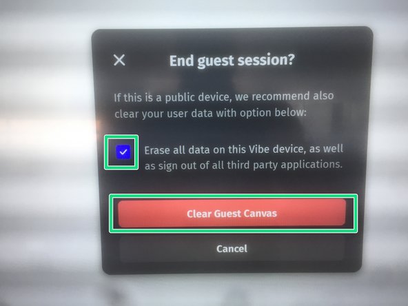Log out of any accounts (e.g., Gmail, Zoom, etc.)