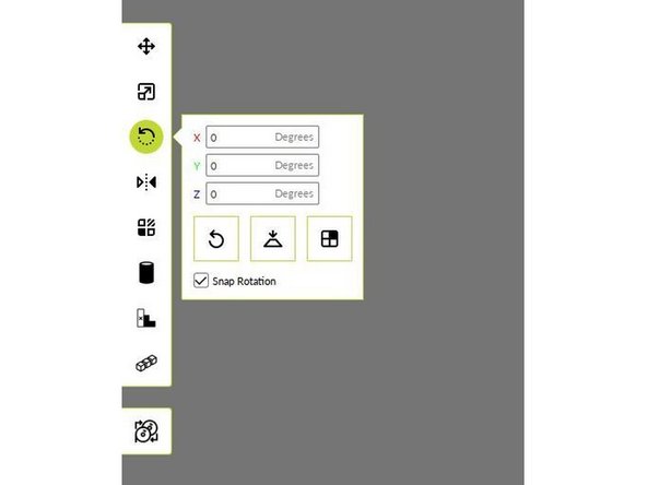 To move your object around, click on your object, then click on the four directional arrows in the top of the left toolbar.