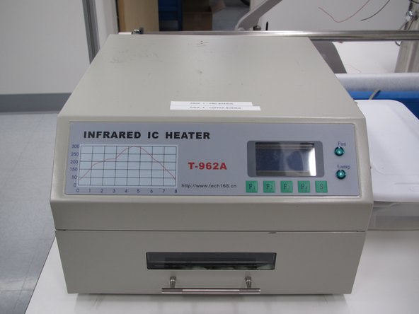 The final step is to reflow the solder paste on your PCB.  This will melt all of the solder at once and securely adhere your SMT components to the PCB.