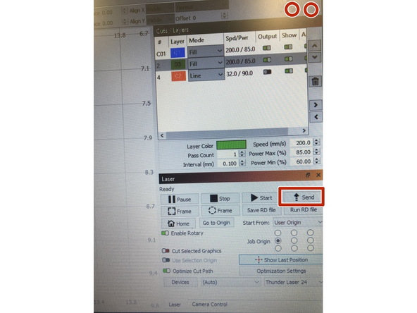 Press shift and click on the send button (marked by the red color box).