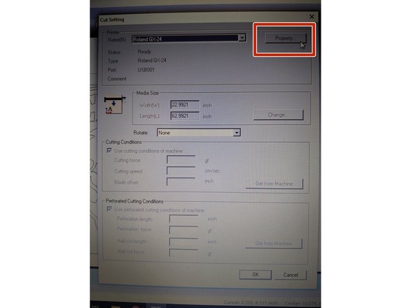 Select &quot;Property&quot;.