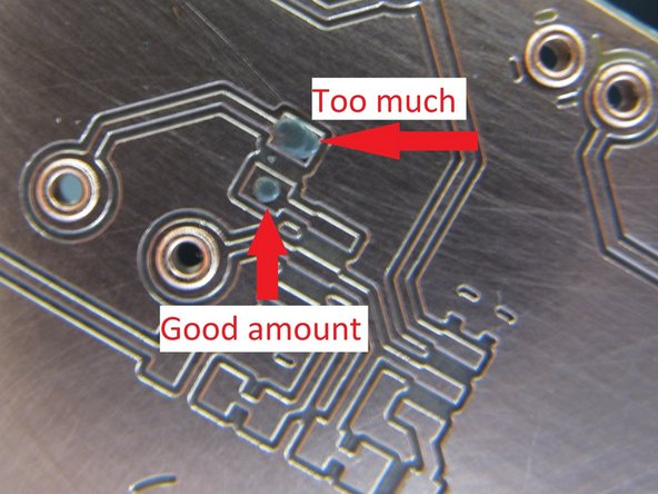 Here are some guidelines when dispensing solder paste: