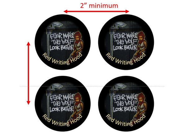 You may want to have the text be in a circle around the perimeter of the button.  To do this first type the text you want.