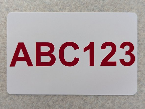 Adding a vinyl decal to your makerspace card