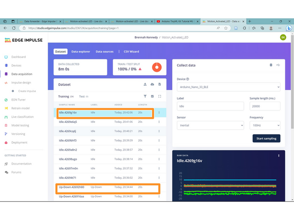 In the ORANGE boxes, you can see the labels and how they appear in data collection.  (images 2 and 3)