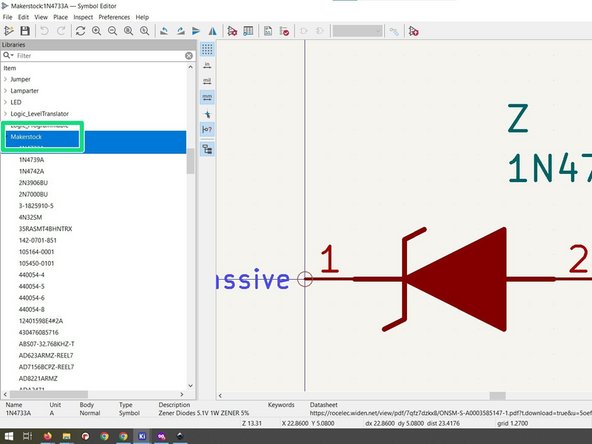 Depending on the settings for your operating system, you may not see the .kicad_sym extension.