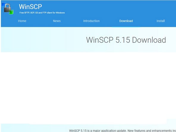 Open WinSCP.