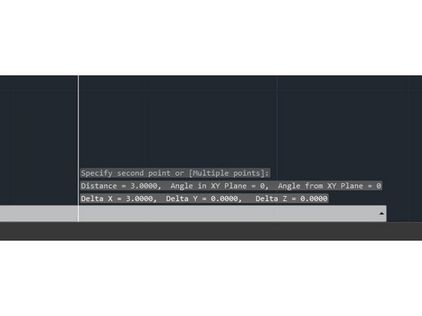 We can measure the length with the distance command.  Type &quot;dist&quot; then enter.  Click on the left then the right ends of the line.   A small green box will appear when you are close to the end and the cursor should snap into place.  See the box on the image.