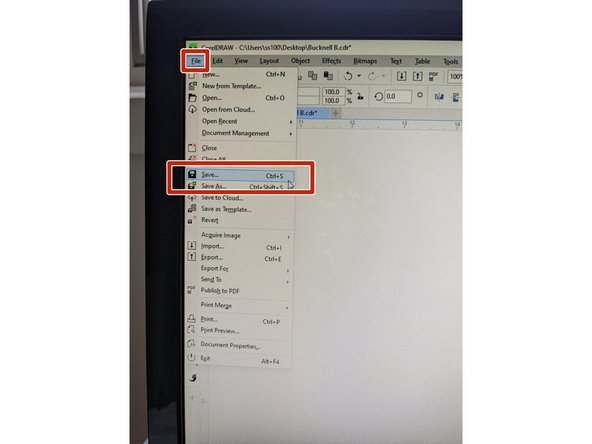 Once your file is set up to your satisfaction, you are now ready to print.