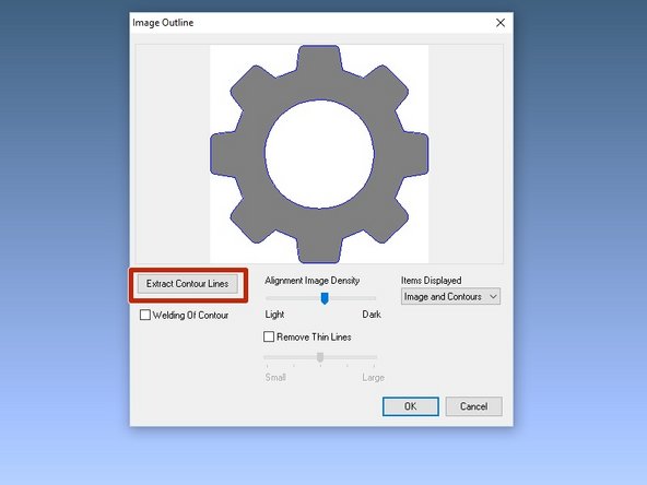 The vinyl cutter needs a two dimensional path for its blade to follow.  You need to convert your image into a set of lines the vinyl cutter can understand.
