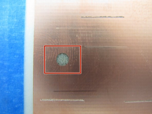 This test is different than that used for the 0.2 mm universal cutter.  The 1 mm end mill is a flat end tool so channel width is constant.  What we care about is that the tool plunges deep enough to remove all of the copper layer. The camera cannot determine whether all of the copper has been removed so it is left to the user to visually inspect.