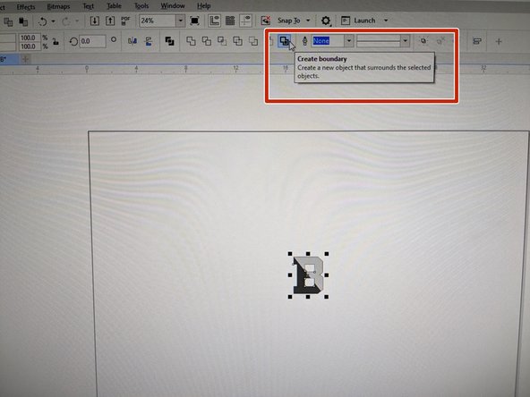 Select your entire image.