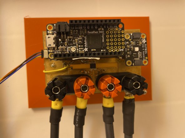 The control box is the main component of the system's hardware and represents where all information is collected and pushed to the cloud. This piece of hardware is given a central location in the system.