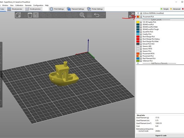 Select the printer's name using the drop down menu as shown under &quot;Physical printers&quot;.