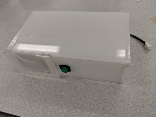 Attach the 8-pin ribbon cable wires for the RFID card reader.