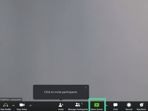 In addition to capturing video from the document camera, you also have the option of sharing documents or videos from your computer during lecture recording.  Open any documents, videos, websites, etc. that you wish to share.
