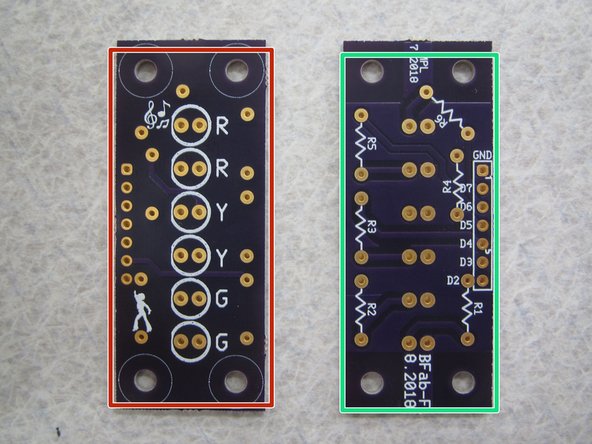 (18) NOTE - If you are working on this on your own, follow the steps below now to solder your VU meter PCB.  If you are working on this in the B-Fab workshop, you will do that in the &quot;soldering&quot; workshop. You should now skip to step 28.