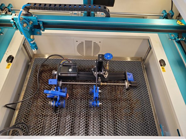 Do NOT start the LightBurn software yet since it may throw an error if it cannot find the laser. You must turn the laser on before starting the software.