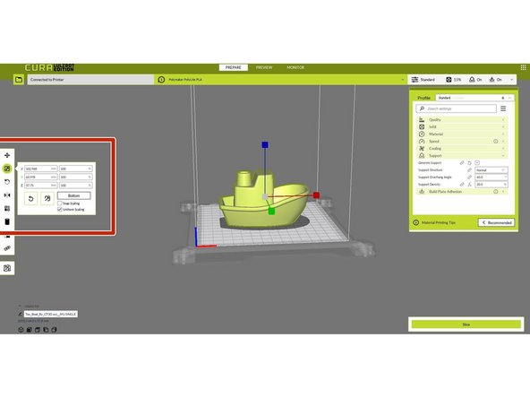 Click on your object.