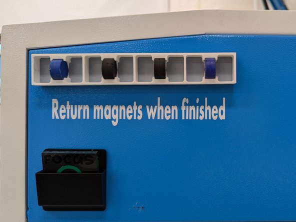 Be careful! Do not bump the laser head