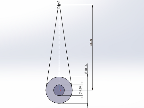 Repeat the same process to create an identical line on the right side.