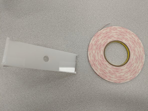 Remove the protective paper from the VHB tape on the two sides and adhere the front panel (round hole) and back panel (rectangular cutouts) onto the side panel as shown in the final figure.