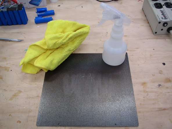 Be sure to remove any remaining filament from the print surface, such as the thin skirt printed around your object, or the nozzle wipe area near the front left of the bed.