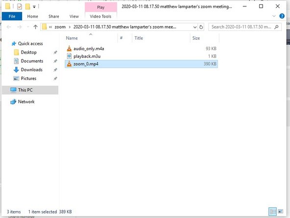 Video content from your lecture should now be processed and saved as an MP4 file on the computer.  You may see a brief progress bar appears as compression occurs.