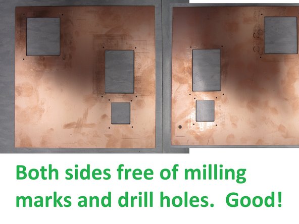 Examine the piece you used in the previous step, as well as any previously used pieces in the top drawer of the milling bench.