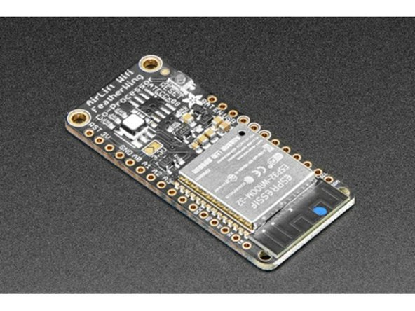 Two of these feathers + wings are used, 1 on the panel collecting data, and the other receiving data and displaying it on the LCD screen
