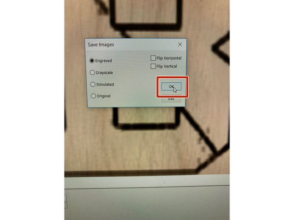 When it says “Successfully Saved,” press “Okay.”