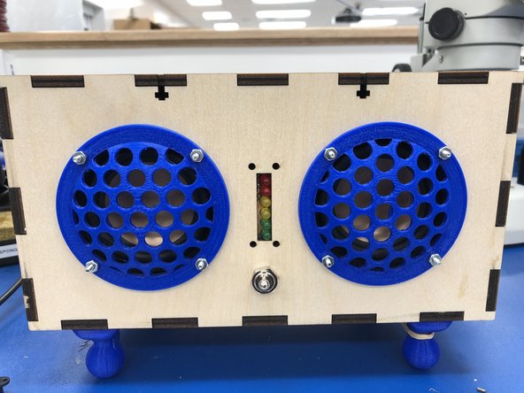 Plug in the speaker and power it on.  You will hear a chime.