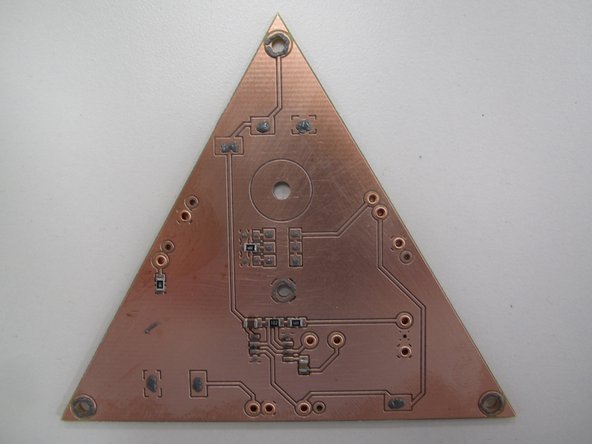 Two of the capacitors in the firefly circuit are in the 0805 package.  Unfortunately, capacitors in this package lack the marking that resistors have so there is no way to tell them apart.  BE SURE YOU KNOW WHICH VALUE CAPACITOR YOU ARE PLACING.