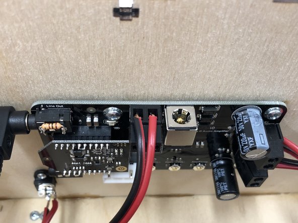 Use three 4-40 1/2&quot; screws to attach the board, with the hex nuts on the outside.