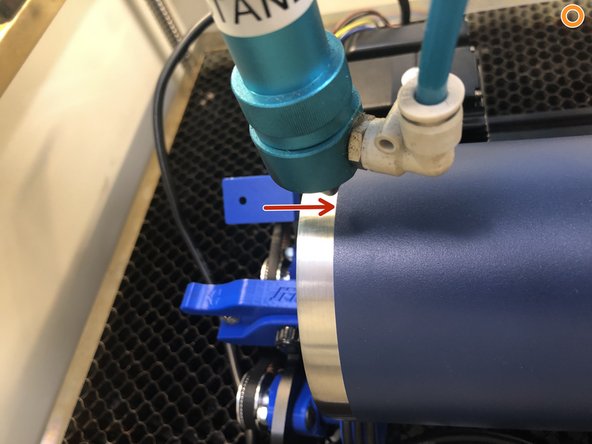 Set origin of thunder laser head and by using rightmost arrows on the thunder laser and pressing origin.