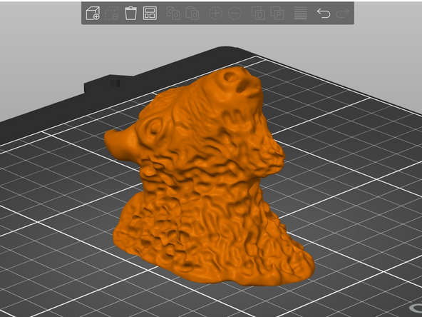 For this tutorial we will use the bisonHead.STL file which you can download here.