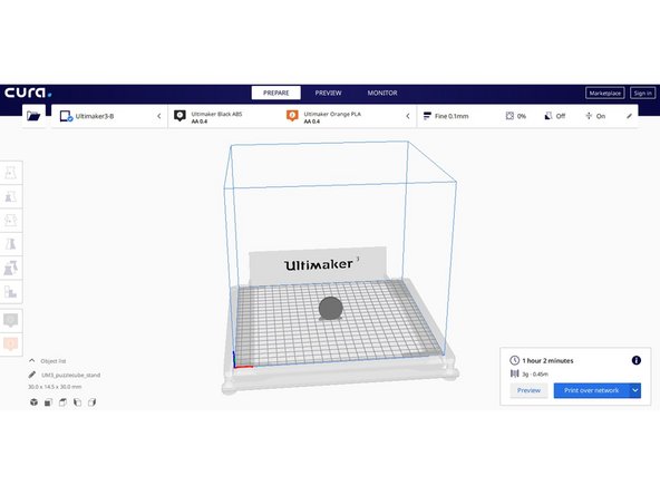 Once you finished your Print Setup you can click Prepare to generate your program.