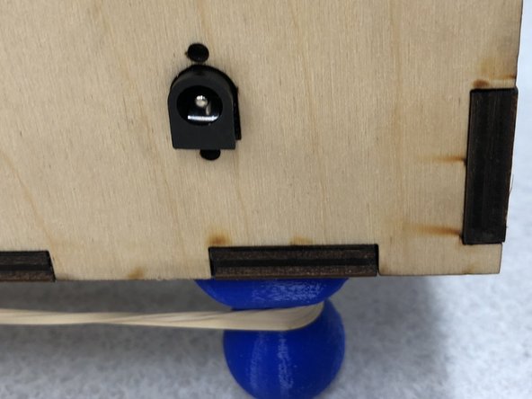 Use two 2-56 1/2&quot; screws to hold the jack in place.   This is the only time we use this size/configuration of screws.  The nut should go inside the case.