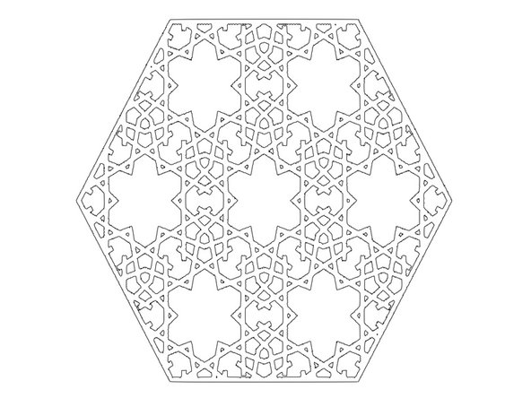 Once you have a high contrast image we'll open it in Inkscape and trace the edges then convert them to vectors.  First open Inkscape and use Cntrl-Shift-D to set the size of the material you will be cutting.  In this case I am cutting a 2' x 2' board (24"x24").  Your image can be any size the laser cutter can handle.